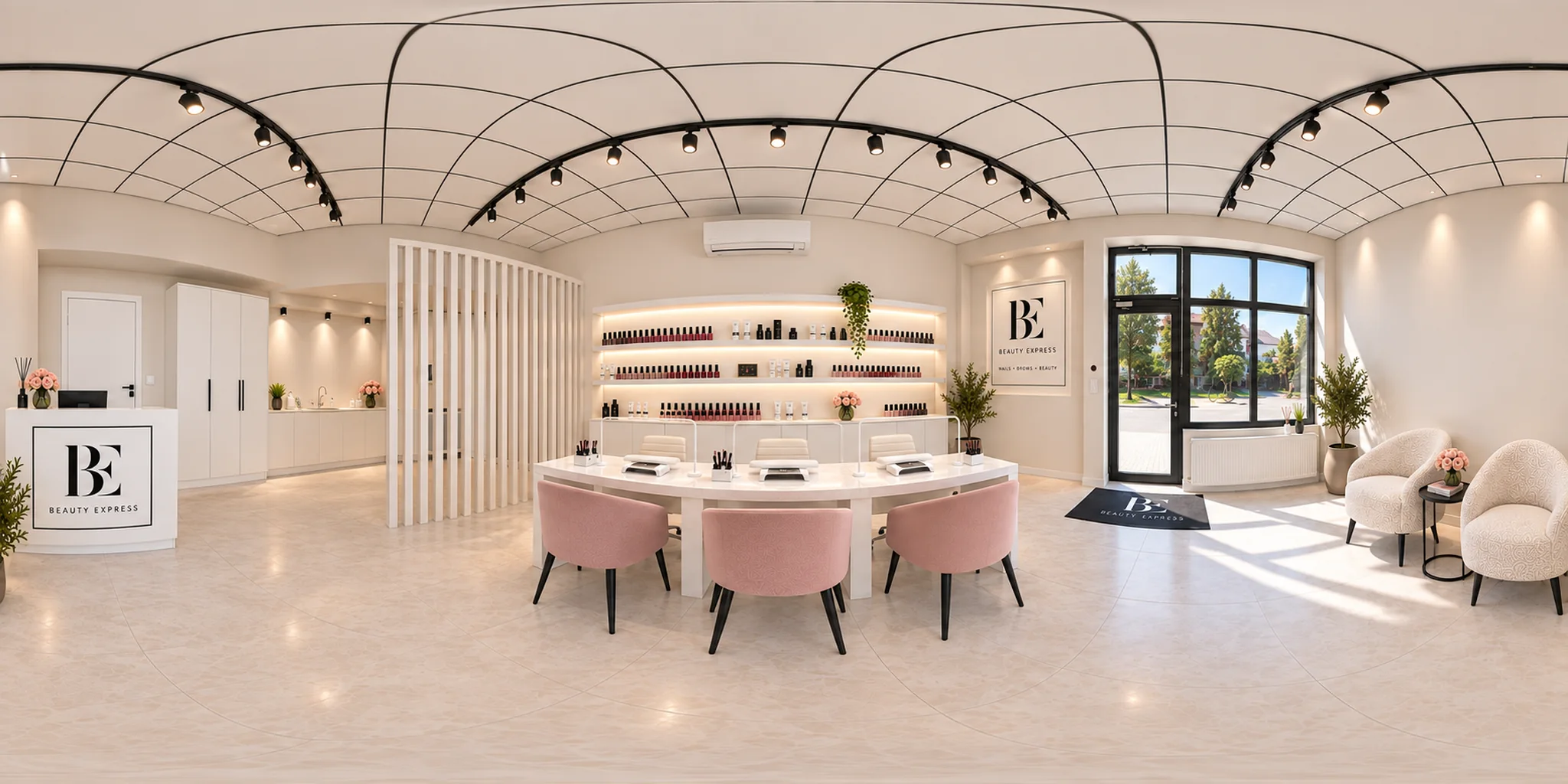 Panorama 360 wnętrza Beauty Express